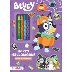 Bluey Colortivity: Happy Halloween! - (Color & Activity with Crayons) by Grace Baranowski (Paperback) - 1 of 4