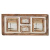 17"x37" Wood 4 Slot Wall Photo Frame with Wood Frame Brown - Olivia & May: Modern Style, Horizontal/Vertical Display, Easel Back - 4 of 4