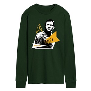 Men's - Star Trek - Retro Kirk Long Sleeve Graphic T-Shirt - 1 of 3