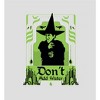 Wizard Of Oz Wicked Witch Don't Add Water Women's Crew Neck Short Sleeve Crop Tee - 2 of 2