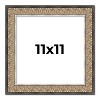 PosterPalooza | Square Ornate Silver Picture Frame - UV Acrylic, Foam Board Backing, Hanging Hardware - 2 of 4