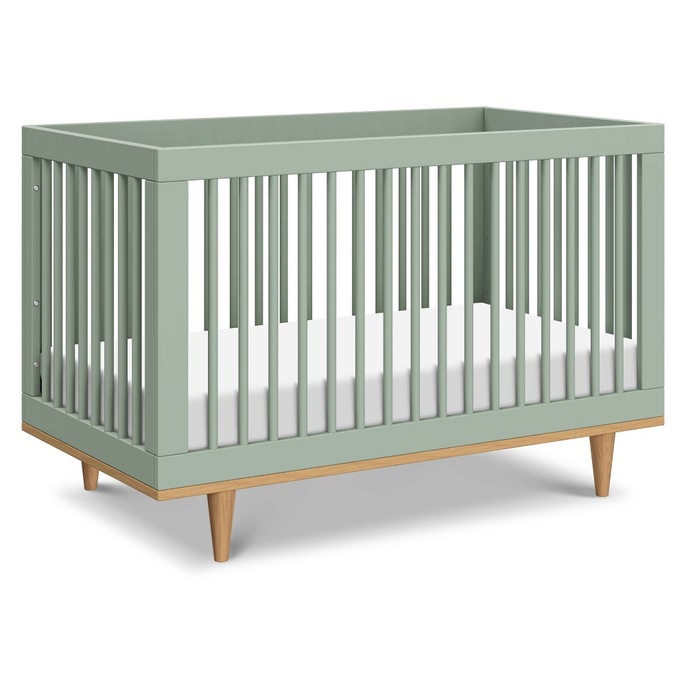 Photos - Cot DaVinci Marley 3-In-1 Convertible Crib - Light Sage & Honey 