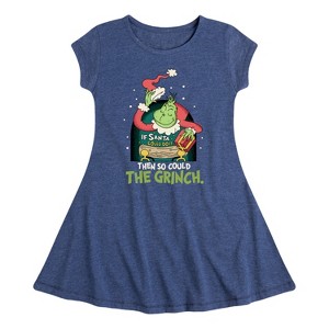 Girls' - Dr. Seuss -  Fit & Flair Cap Sleeve Dress - 1 of 3