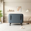 PAGED Convertible Sofa, Tri-Fold Sofa Bed with Adjustable Backrest & Pillow, Lounge Couch with Sturdy Iron Frame for Living Room - 4 of 4