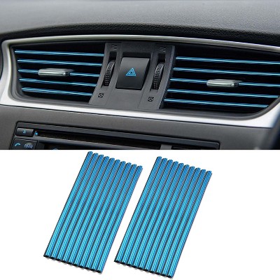 TruAIR 20PCS Car Vent Trim Strips Ð PVC Interior Decoration Kit