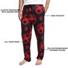 Miles Morales Spider-Man: Across the Spider-Verse Logo AOP Men's Black Sleep Pajama Pants - 3 of 4
