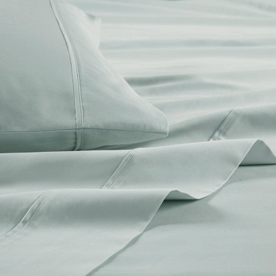 Aqua Organic Cotton King Deep Pocket Sheet Set