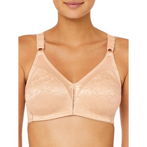 Bali Womens Double Support Spa Closure Wirefree Bra(3372)-Soft