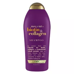 OGX Thick & Full Biotin & Collagen Salon Size Volumizing Shampoo for Thin Hair - 25.4 fl oz