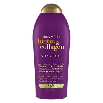 OGX Thick & Full Biotin & Collagen Salon Size Volumizing Shampoo for Thin Hair - 25.4 fl oz