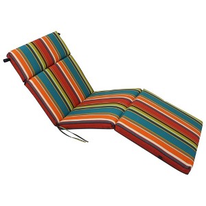 Blazing Needles, 72-inch by 24-inch Patterned Polyester Outdoor Chaise Lounge Cushion - 1 of 1