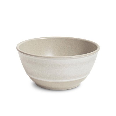 25oz Melamine and Bamboo Cereal Bowl White - Threshold™