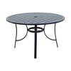 Santa Fe 5pc Sling 48" Round Dining Set - Dark Gray - Courtyard Casual - image 3 of 4