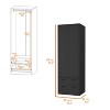 NicBex Armoire Wardrobe Closet Storage Cabinet with Doors for Bedroom - 3 of 4