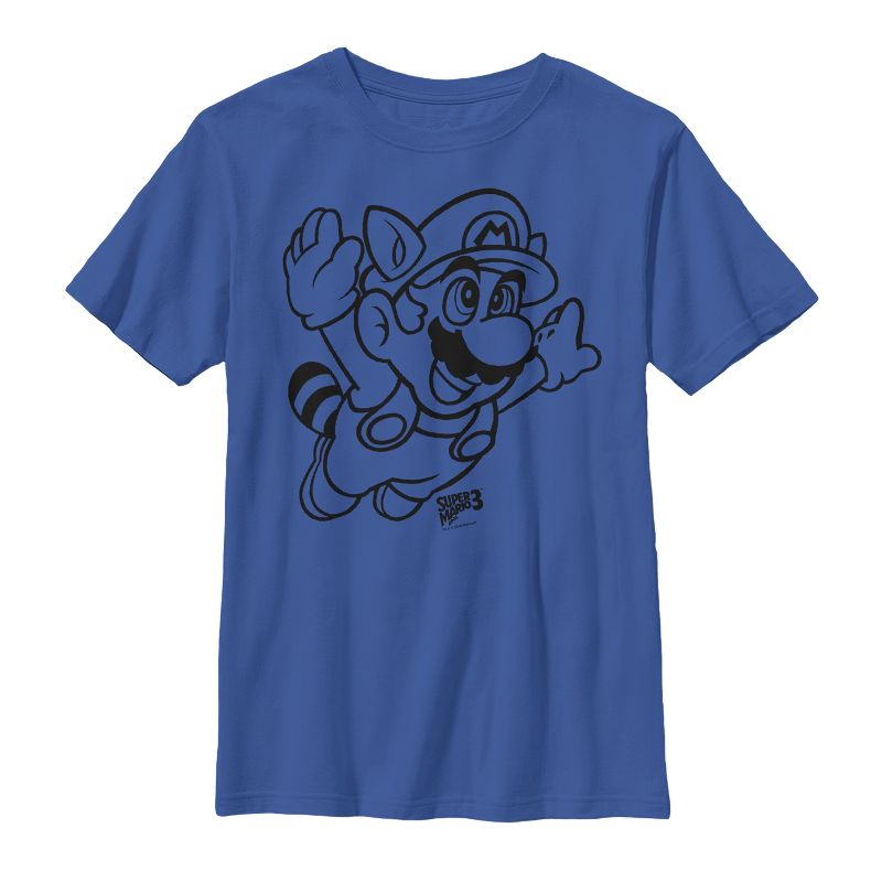 Boy's Nintendo Raccoon Mario T-Shirt, 1 of 5