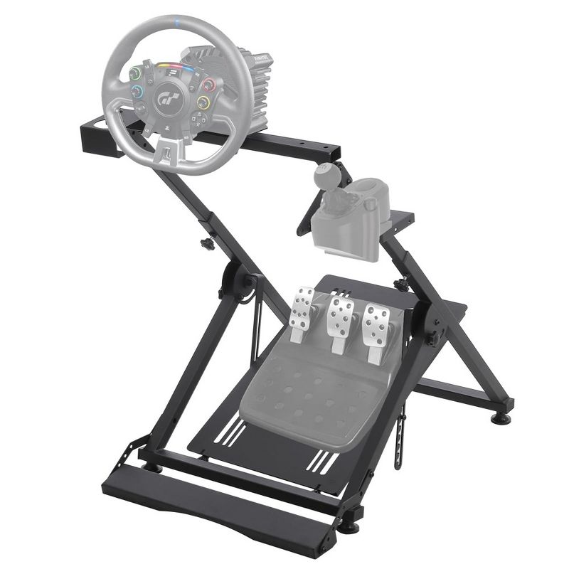 X Shape Racing Steer, Steering Wheel Stand Compatible with Logitech G25 G27 G29 G920 Thrustmaster T330TS Gaming Cockpit, 1 of 8