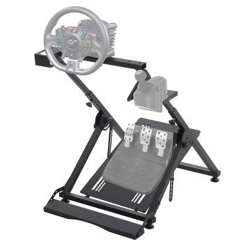 X Shape Racing Steer, Steering Wheel Stand Compatible with Logitech G25 G27 G29 G920 Thrustmaster T330TS Gaming Cockpit