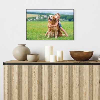 Snap Black Acrylic 11" x 17" Wall and Desktop Photo Frame Set