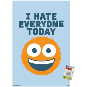 Trends International David Olenick - Hate Everyone Unframed Wall Poster Prints - 1 of 4