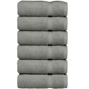 BC BARE COTTON Luxury Hotel & Spa Towel Turkish Cotton Hand Towel - Dobby Border (16x30 Inches) - 1 of 4