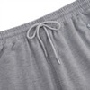 Clearlove Mens Athletic Sets  2 Piece Lounge Sets Mock Neck Quater Zip T-Shirts Drawstring Pocketed Shorts - 4 of 4