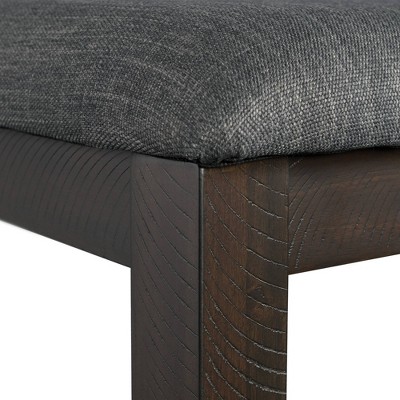 Gray Upholstered Wood Counter Height Side Chair Set