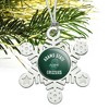Adams State University Grizzlies Logo Metal Snowflake Christmas Tree Holiday Ornament - 4 of 4