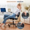 DOMETOUR Adjustable Height 360° Rolling Swivel Computer Task Chair without Arm - 3 of 4