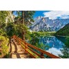 1000 Piece Jigsaw Puzzle, Braies Lake, Italy, Landscape Puzzle of Italy with Mountains, Dolomites, South Tyrol, Adult Puzzle, Castorland C-104109-2 - 2 of 4