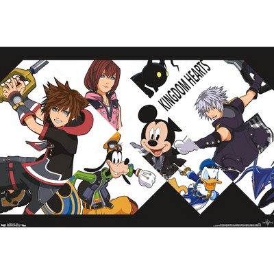 Trends International Disney Kingdom Hearts 3 - Group Unframed Wall ...