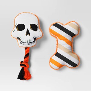 Halloween Plush Rope Dog Toy Set - 2pc - Hyde and EEK! Boutique™ - 1 of 3