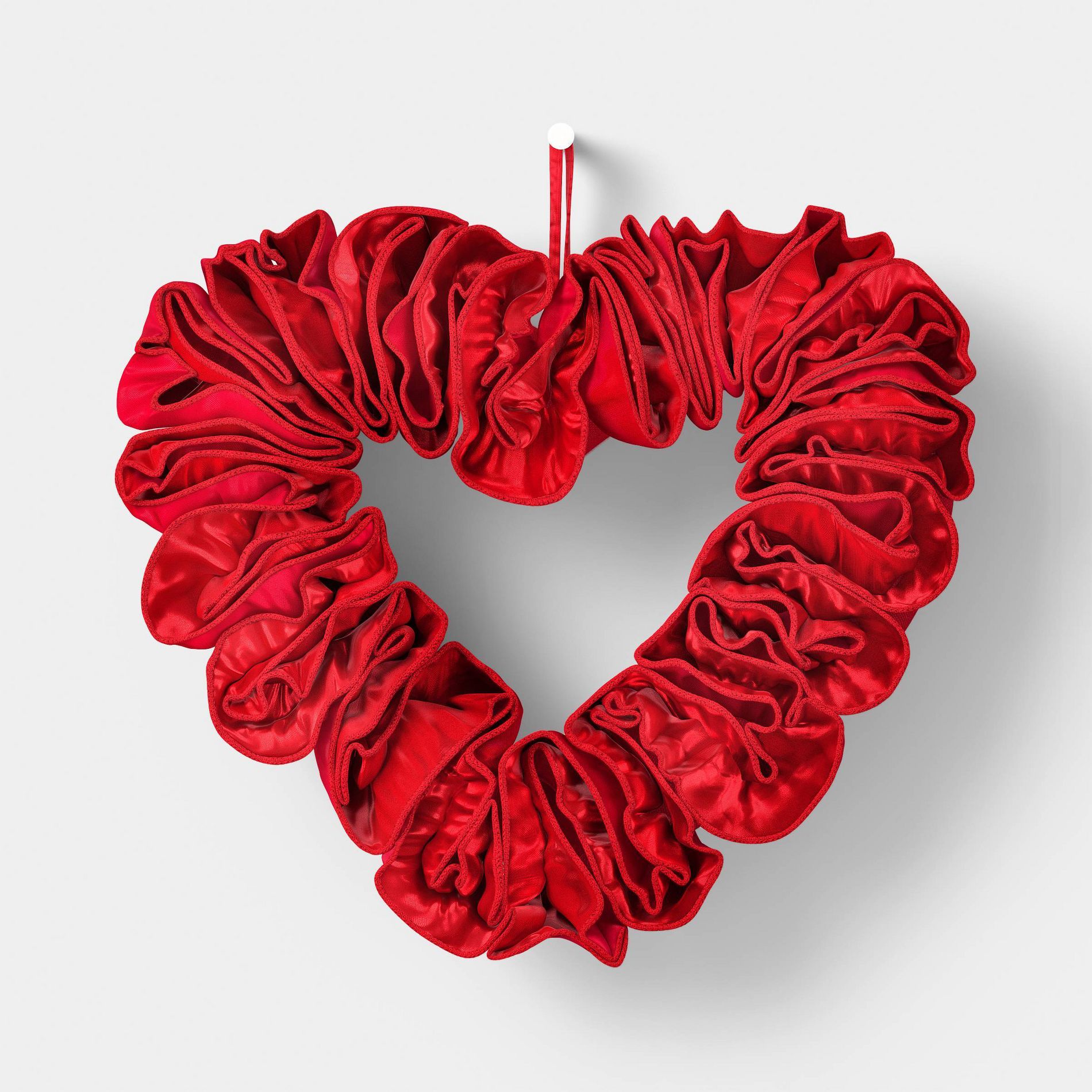 Valentine's Day Heart Wreath Red - Threshold™