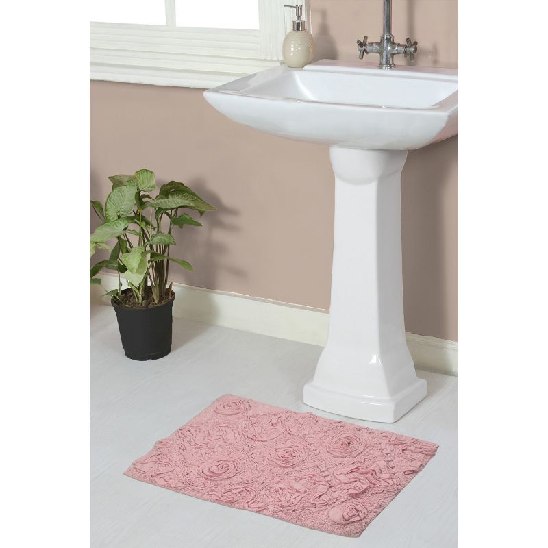 Modesto Collection Cotton Tufted Bath Rug - Home Weavers, 1 of 5