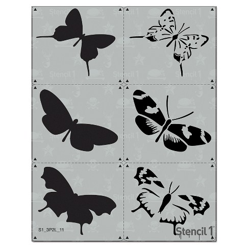 Download Stencil1 Butterfly Multipack 3ct Layered Stencil 8 5 X 11 Target