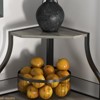 Corner Bar & Wine Cabinet - Adjustable Shelves with Glass Holder & Mesh Doors - 3 of 4