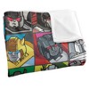 Transformers Transformers Squares Silky Touch Blanket White 50X60 - 3 of 4