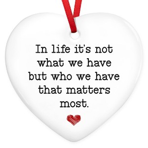 Christmas Inspirational Gifts for Women - Ceramic Christmas Ornaments 2025 - Employee Appreciation Thank You Gifts - 1 of 4