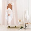 Orara Studio Santa Claus Painting Shower Curtain - Deny Designs - image 2 of 3