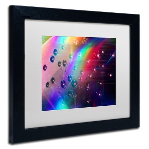 Trademark Fine Art -Beata Czyzowska Young 'Rainbow Logistics II' Matted Framed Art - 1 of 4