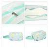 Unique Bargains Durable Cosmetic Bag Green 1 Pc - 3 of 4