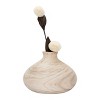 5.5" x 8" Paulownia Wood Vase - Storied Home - 4 of 4
