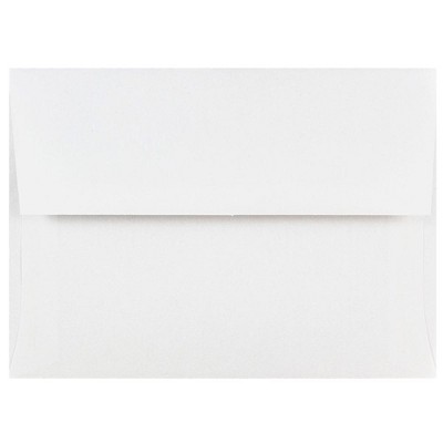 JAM Paper A6 Invitation Envelopes 4.75 x 6.5 White 31820