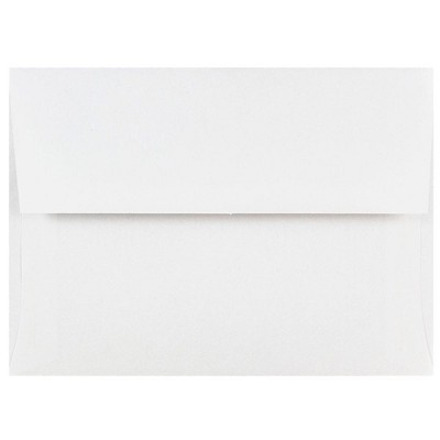 JAM Paper A6 Invitation Envelopes 4.75 x 6.5 White 31820