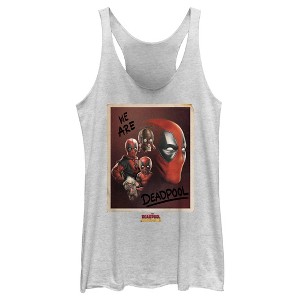 Women's Marvel: Deadpool & Wolverine We Are Portrait Racerback Tank Top - 1 of 4