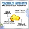 Premium Blackseed Oil 1000mg - Pure Nigella Sativa Black Seed with Thymoquinone (Non-GMO & Vegan) for Skin & Immune Support - 120 Softgels - 2 of 4
