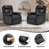 Lirago Small Rocker Swivel Recliner Chair for Adults Women Compact Spaces Bedroom Living Room Adjustable Recliner Easy Assembly - 4 of 4
