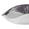 Kate and Laurel Como Sloth Print Throw Pillow Cover, 24x24, White - 3 of 4