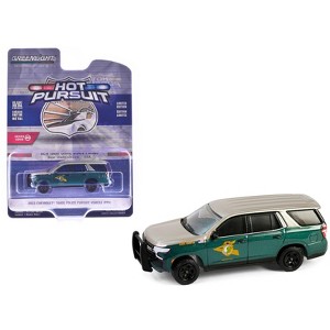 2023 Chevrolet Tahoe Police Pursuit Vehicle (PPV) "New Hampshire State Police" Gold and Green Metallic "Hot Pursuit" Series 46 - 1 of 4