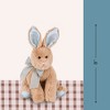 Bearington Baby Bunny Tail Plush Stuffed Animal Bunny with Rattle, 8 inches - 2 of 4