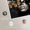 Art Remedy Butterfly Golden Goddess Gold Fashion Wall Art Framed - 4 of 4
